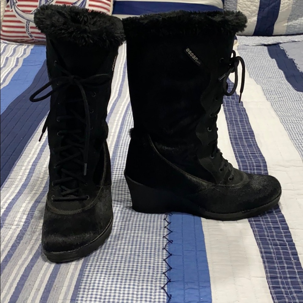 Oscar sport faux fur boots (runs small more like a 9)